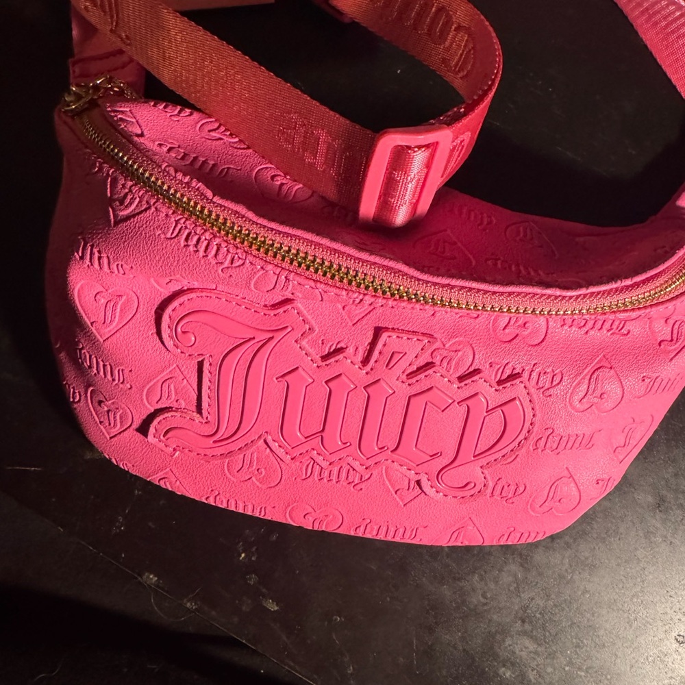 Juicy Couture Bold Pink Crossbody Bag